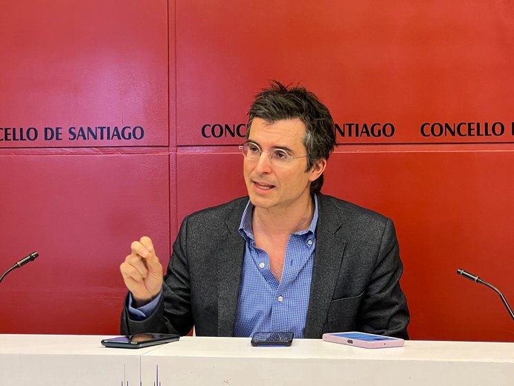 Borja Verea, portavoz do PP en Santiago