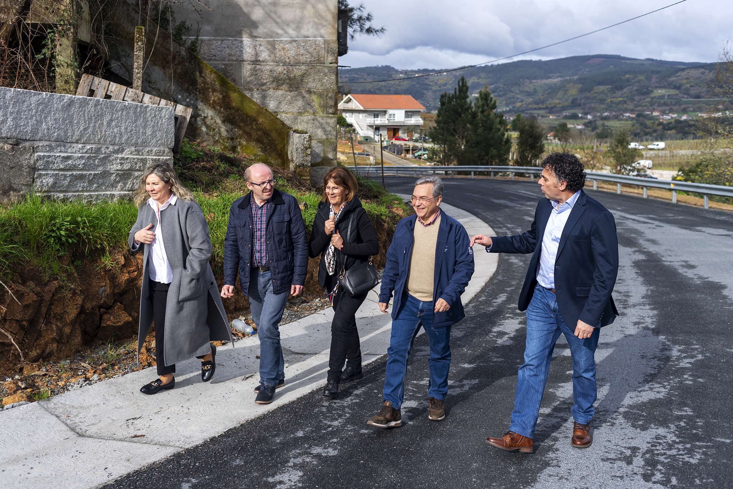 Deputación Castrelo de Miño O presidente da Deputación de Ourense visitou Castrelo de Miño para comprobar o resultado de varias intervencións ao abeiro do Plan CooperOU.