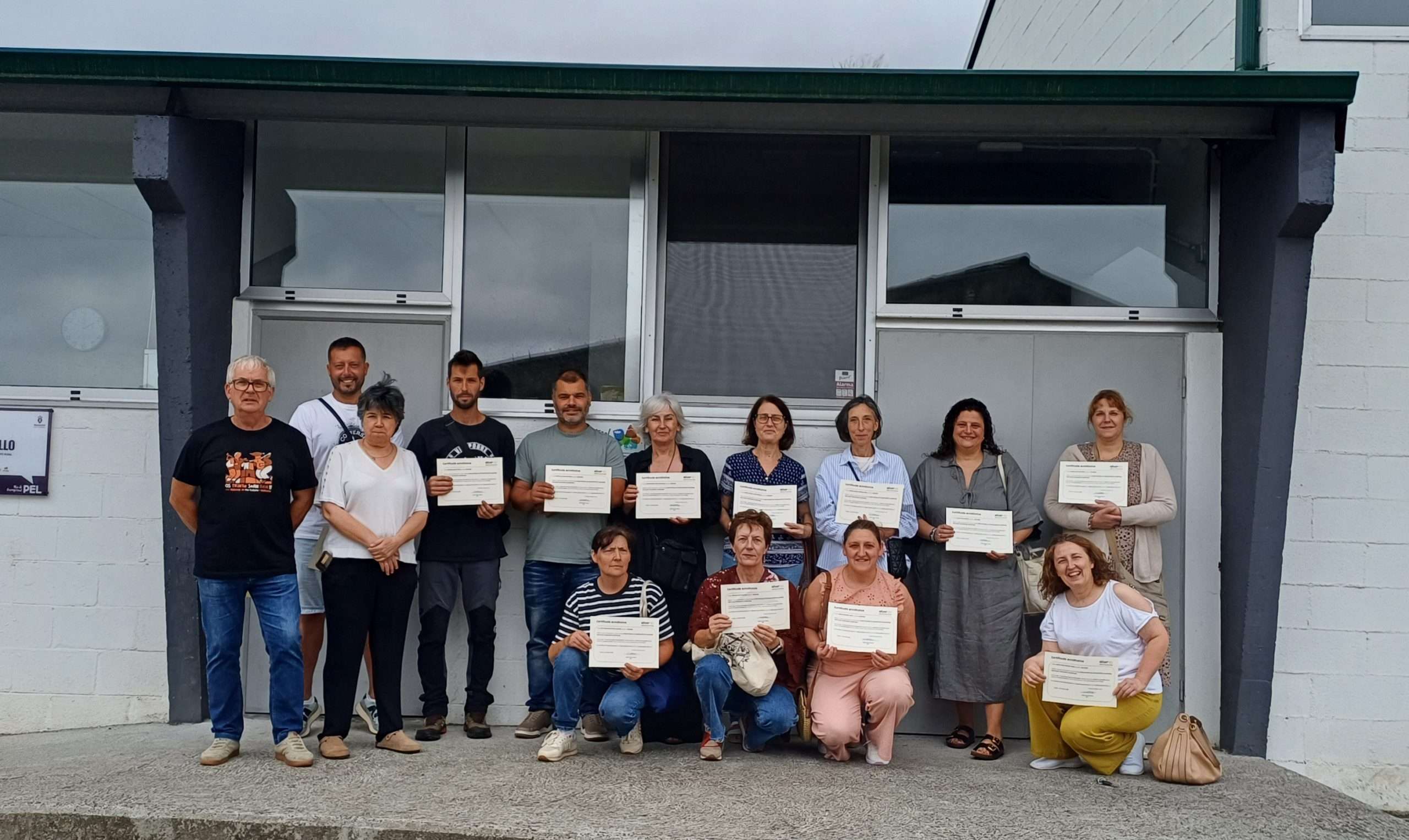 Entrega de diplomas do último curso de acreditación para o uso das instalacións da Fusquenlla.