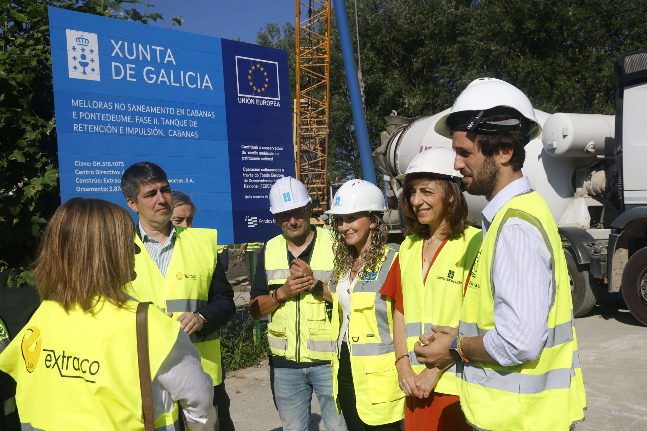 A Xunta instalará 1.178 metros de novos colectores, ademais do tanque de retención e impulsión.