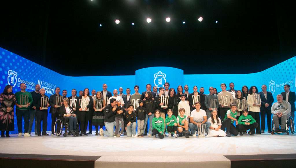 IV Premios do Deporte da Deputación da Coruña desenvolvidos no Teatro Colón da cidade herculina