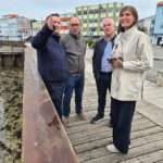 A presidenta de Portos de Galicia visita Mugardos