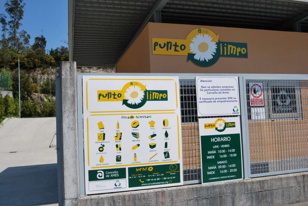 O punto Limpo de Ames rexistrou un total de 870 entradas ao longo do pasado mes de setembro